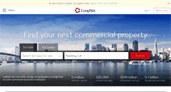 Desktop Screenshot of loopnet.com