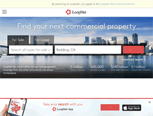 Tablet Screenshot of loopnet.com