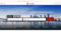 Desktop Screenshot of my.loopnet.com
